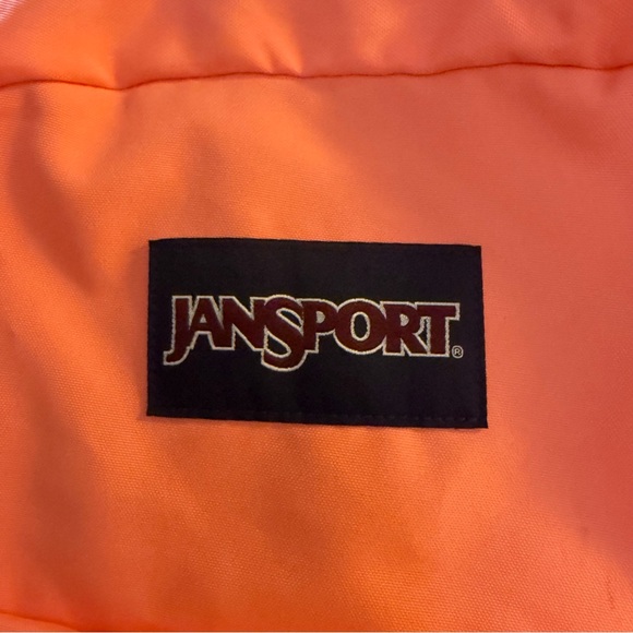 New! JANSPORT Superbreak Backpack Coral/Orange - Picture 4 of 7